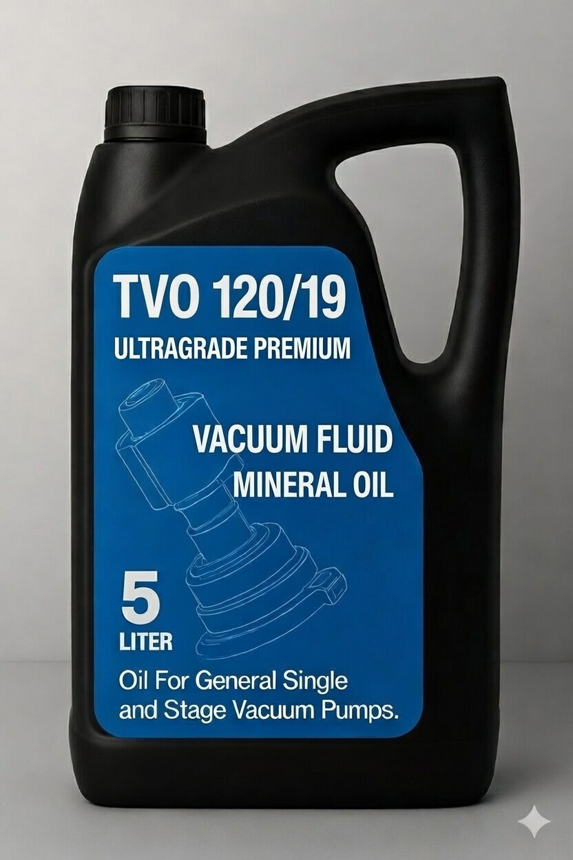 TVO 120/19 Ultragrade Premium - 5 Litre Mineral Vakum Pompası Yağı - Tek ve Çift Kademeli Vakum Pompaları için